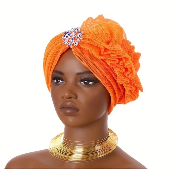 Beige  Rhinestone headwear - Picture 2 of 11